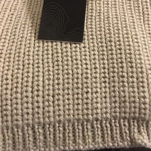 Swiss Elite cable knit infinity scarf
